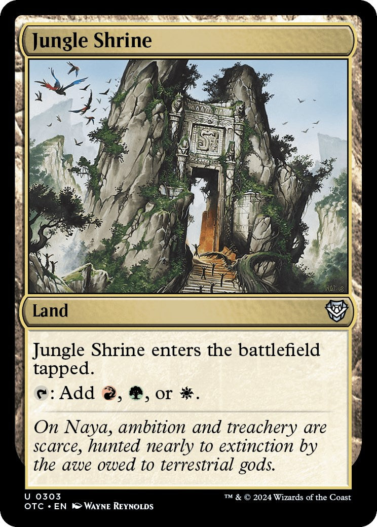 Jungle Shrine [Outlaws of Thunder Junction Commander] | Boutique FDB TCG