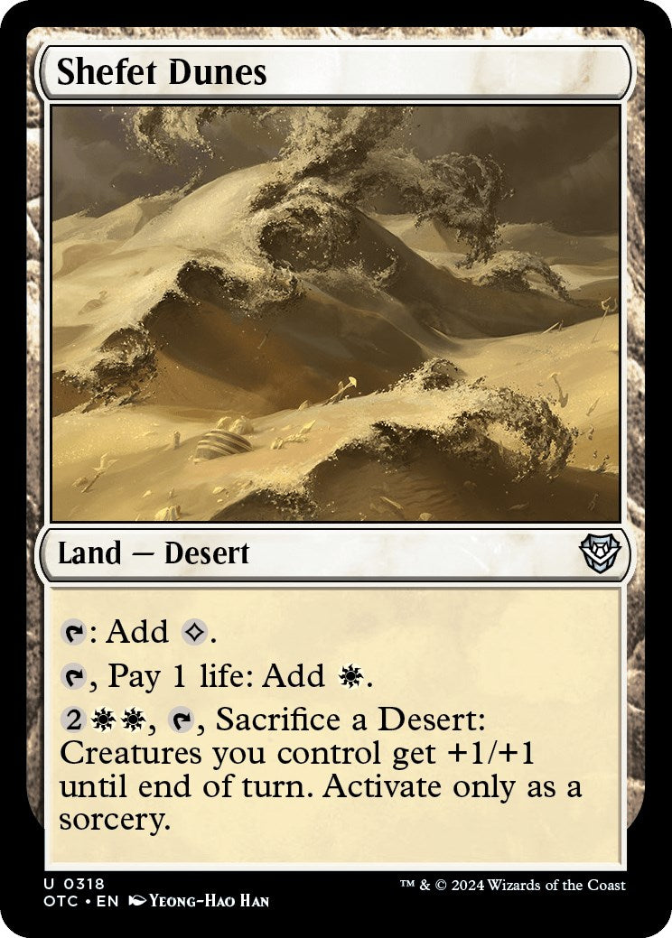 Shefet Dunes [Outlaws of Thunder Junction Commander] | Boutique FDB TCG