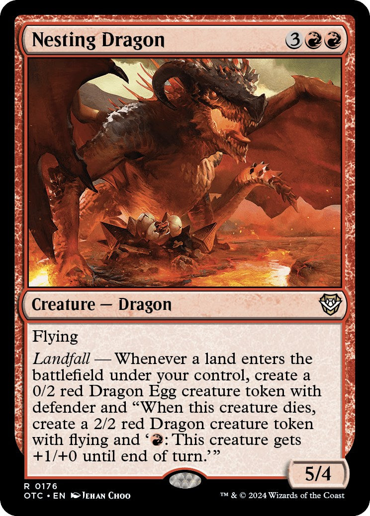Nesting Dragon [Outlaws of Thunder Junction Commander] | Boutique FDB TCG