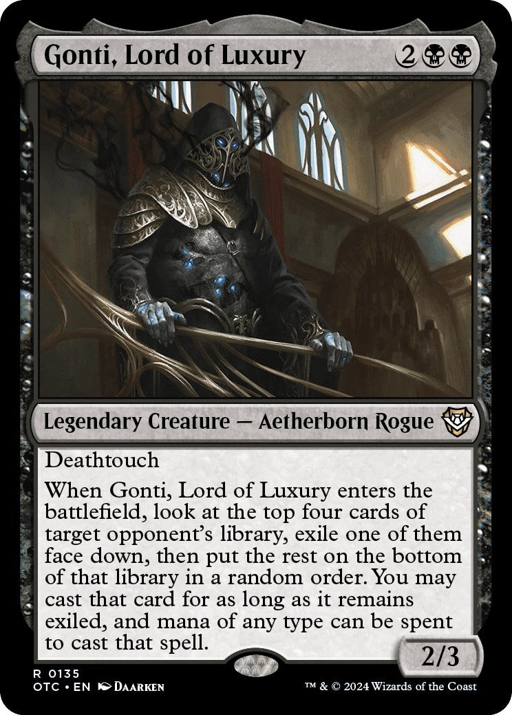 Gonti, Lord of Luxury [Outlaws of Thunder Junction Commander] | Boutique FDB TCG
