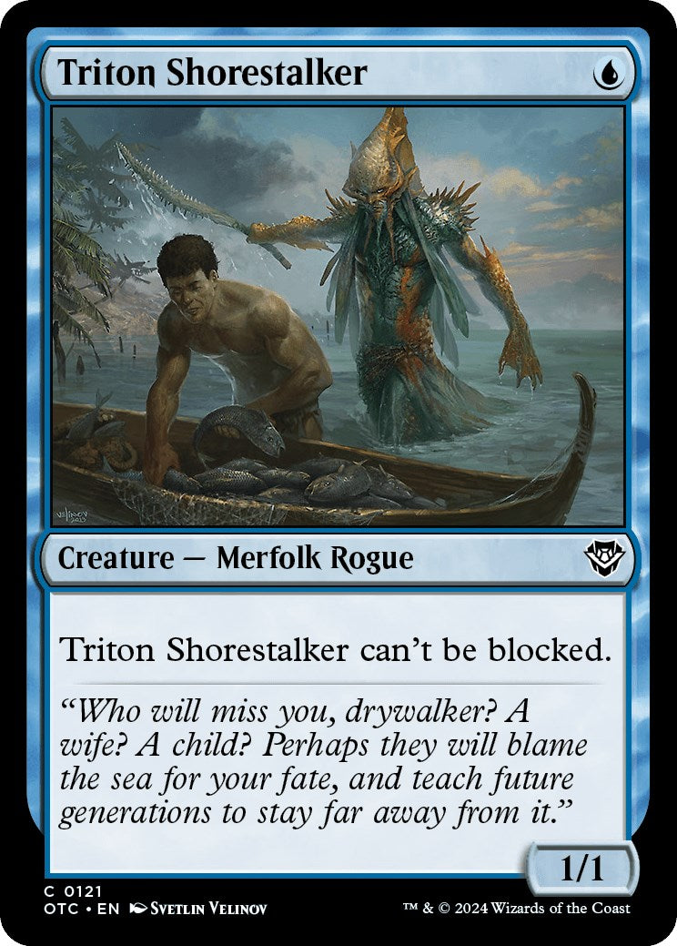 Triton Shorestalker [Outlaws of Thunder Junction Commander] | Boutique FDB TCG