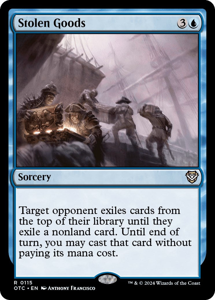 Stolen Goods [Outlaws of Thunder Junction Commander] | Boutique FDB TCG