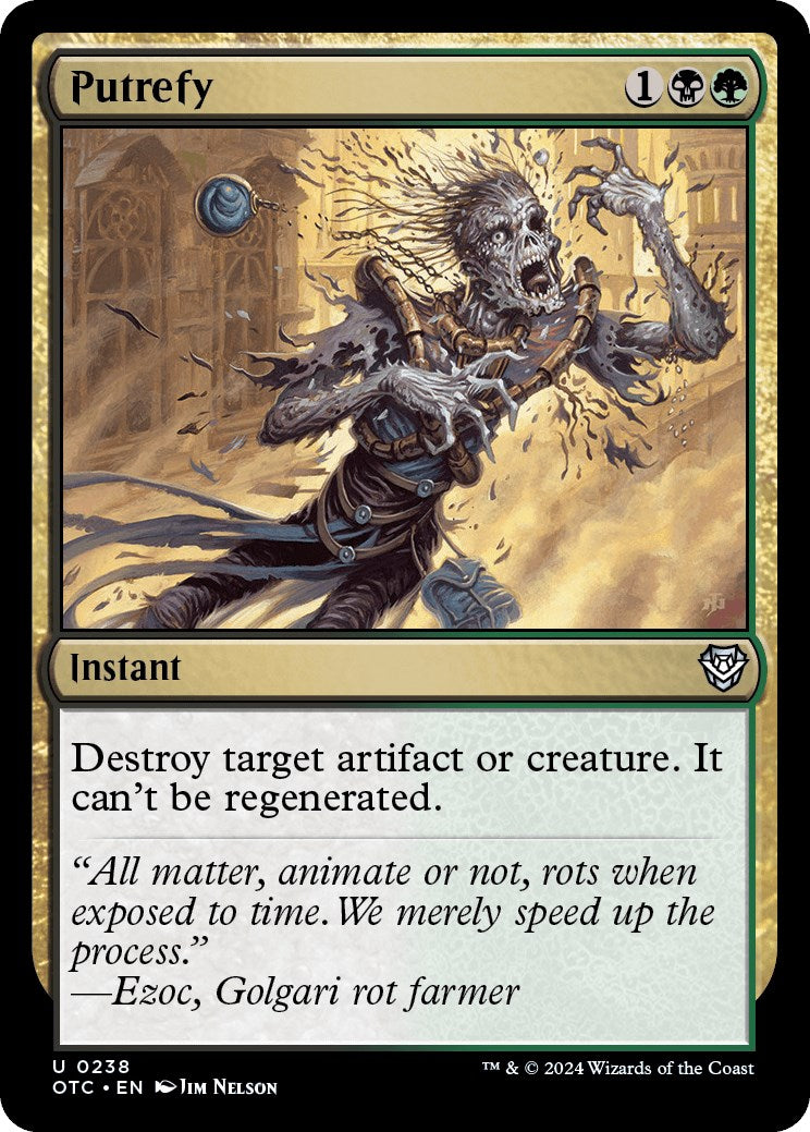 Putrefy [Outlaws of Thunder Junction Commander] | Boutique FDB TCG
