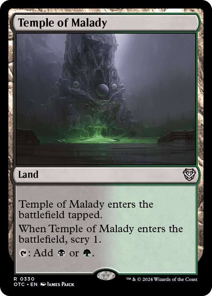 Temple of Malady [Outlaws of Thunder Junction Commander] | Boutique FDB TCG