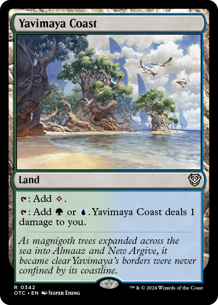 Yavimaya Coast [Outlaws of Thunder Junction Commander] | Boutique FDB TCG