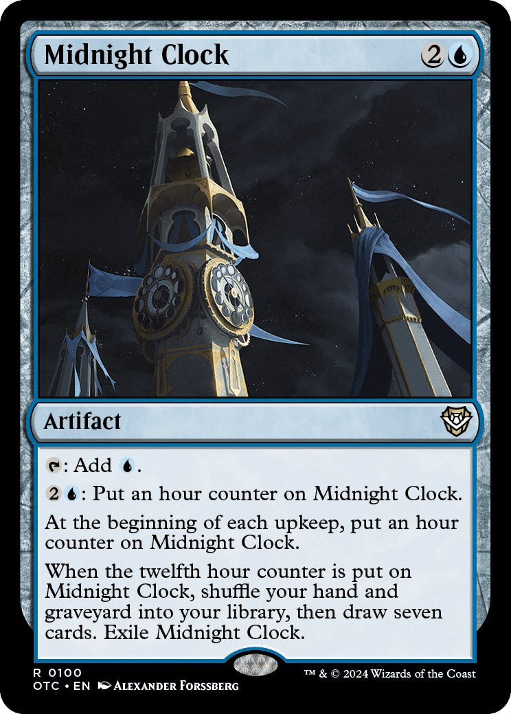 Midnight Clock [Outlaws of Thunder Junction Commander] | Boutique FDB TCG