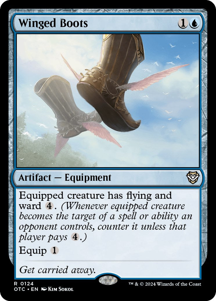 Winged Boots [Outlaws of Thunder Junction Commander] | Boutique FDB TCG