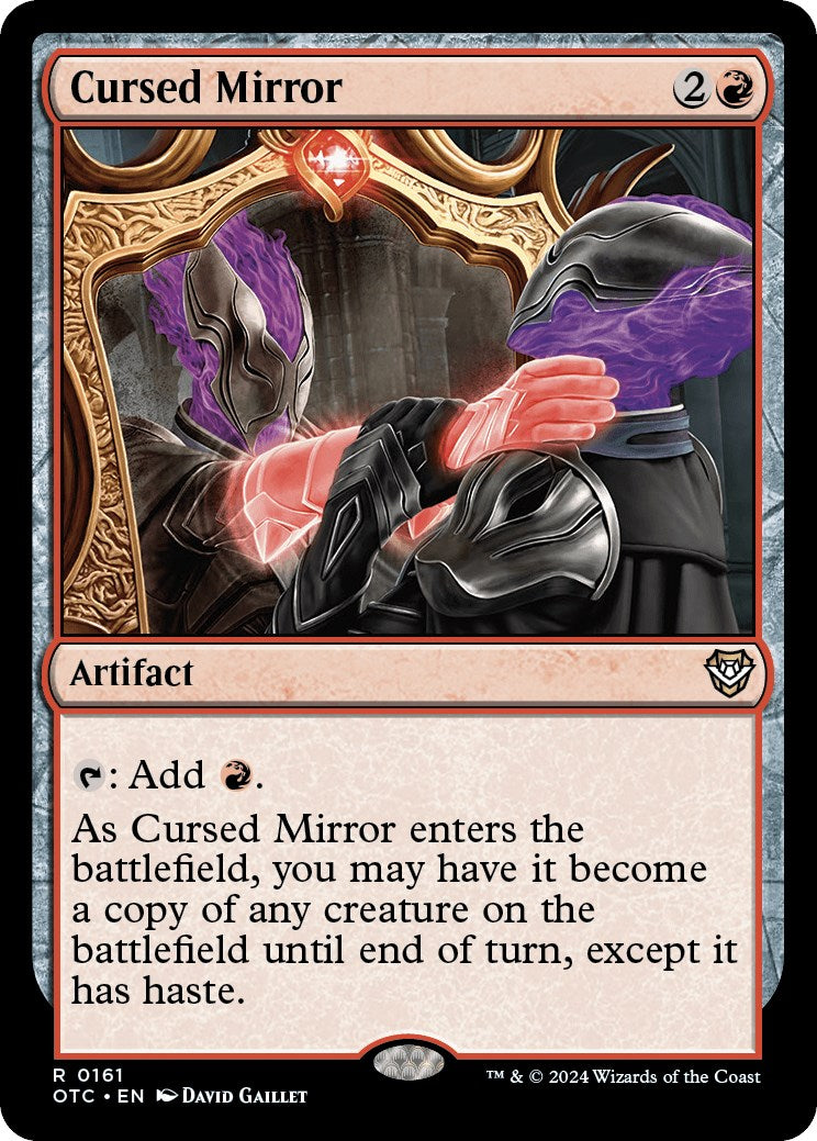 Cursed Mirror [Outlaws of Thunder Junction Commander] | Boutique FDB TCG