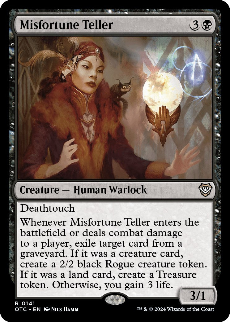 Misfortune Teller [Outlaws of Thunder Junction Commander] | Boutique FDB TCG