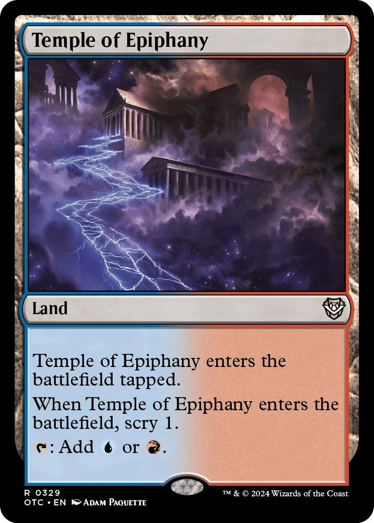 Temple of Epiphany [Outlaws of Thunder Junction Commander] | Boutique FDB TCG