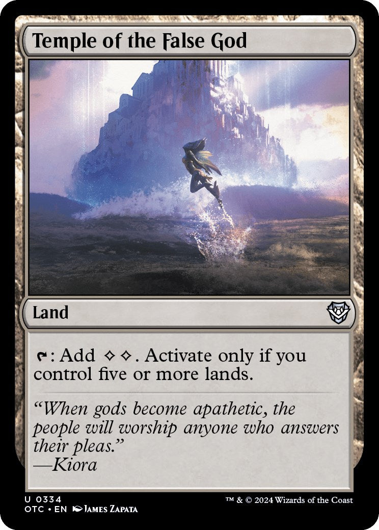 Temple of the False God [Outlaws of Thunder Junction Commander] | Boutique FDB TCG