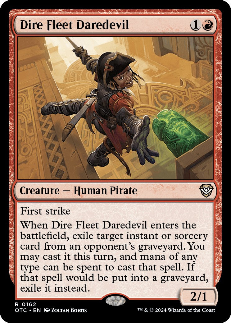 Dire Fleet Daredevil [Outlaws of Thunder Junction Commander] | Boutique FDB TCG