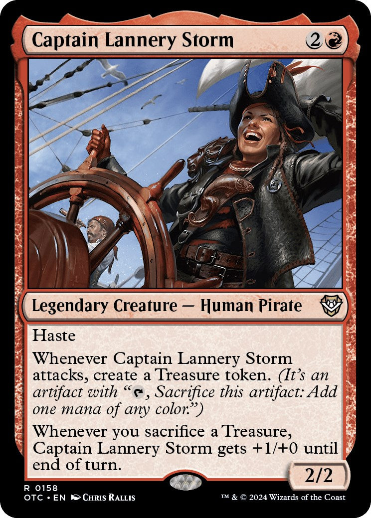 Captain Lannery Storm [Outlaws of Thunder Junction Commander] | Boutique FDB TCG