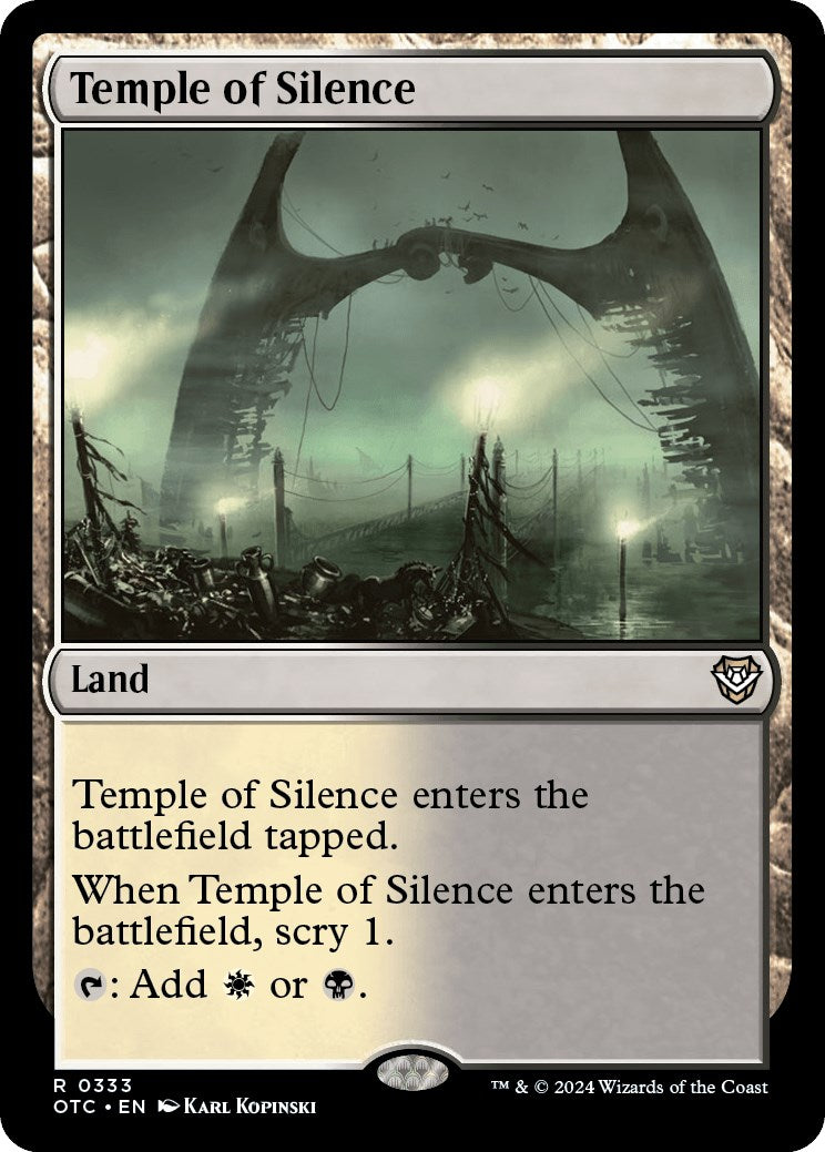 Temple of Silence [Outlaws of Thunder Junction Commander] | Boutique FDB TCG