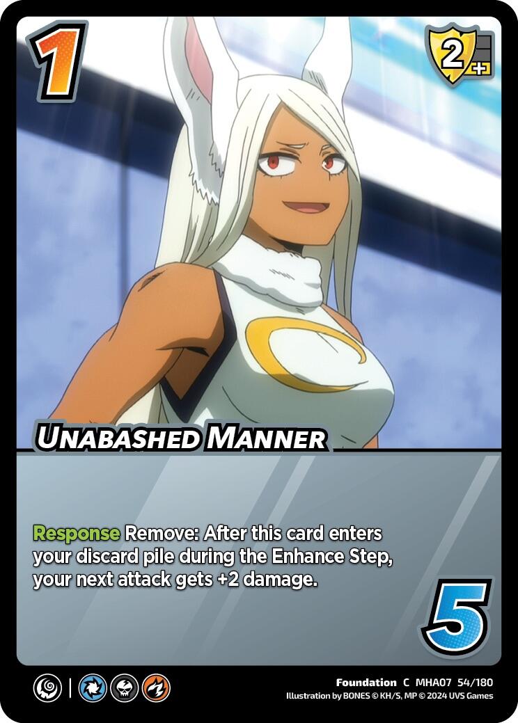 Unabashed Manner [Girl Power] | Boutique FDB TCG