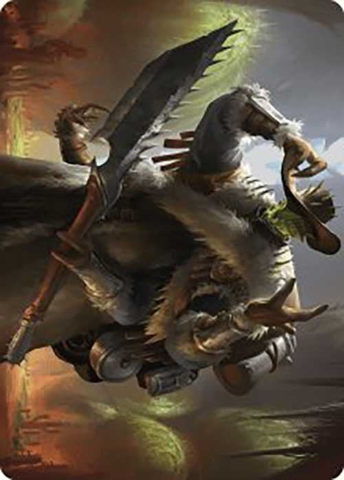 Hardbristle Bandit Art Card [Outlaws of Thunder Junction Art Series] | Boutique FDB TCG