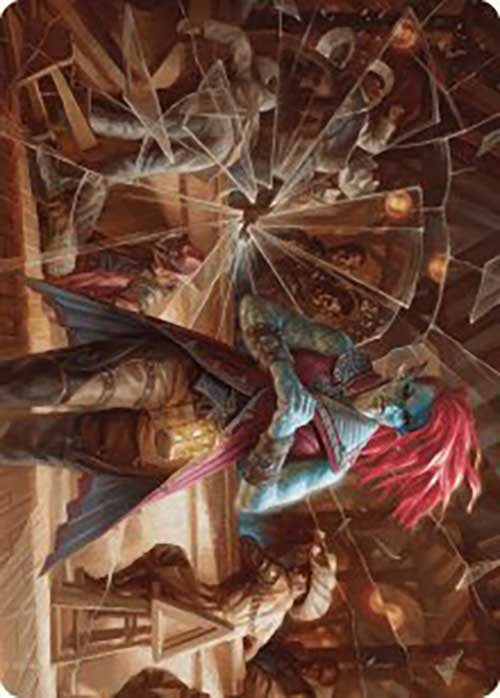 Obeka, Splitter of Seconds Art Card [Outlaws of Thunder Junction Art Series] | Boutique FDB TCG
