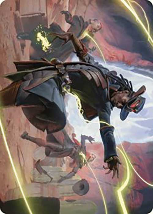Lilah, Undefeated Slickshot Art Card [Outlaws of Thunder Junction Art Series] | Boutique FDB TCG