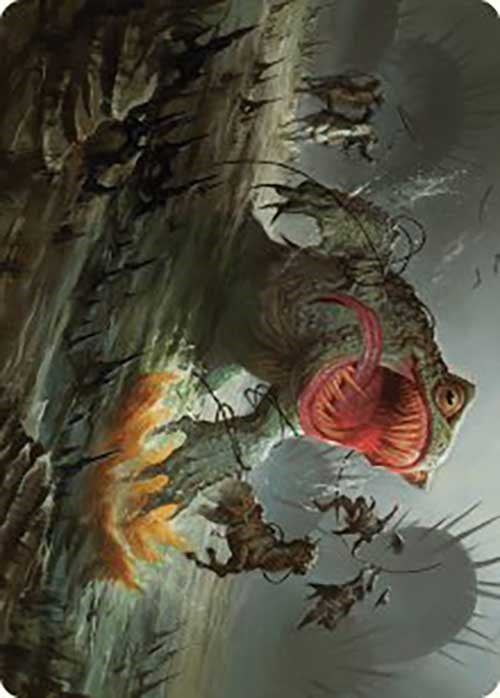 The Gitrog, Ravenous Ride Art Card [Outlaws of Thunder Junction Art Series] | Boutique FDB TCG