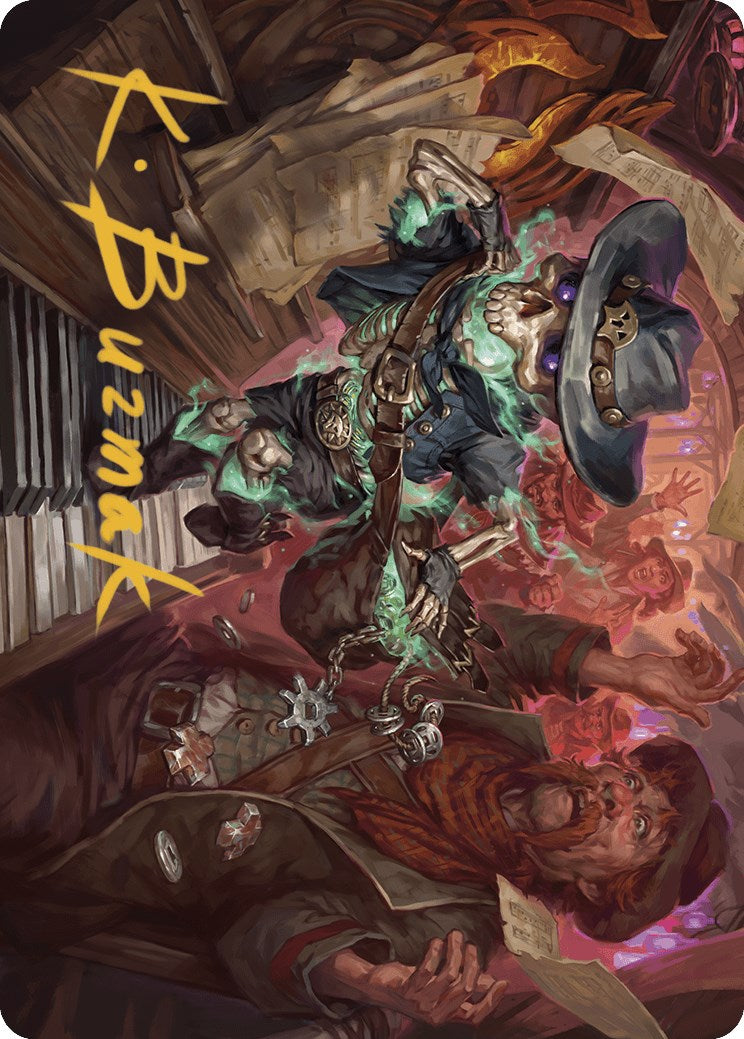 Tinybones, the Pickpocket Art Card (Gold-Stamped Signature) [Outlaws of Thunder Junction Art Series] | Boutique FDB TCG