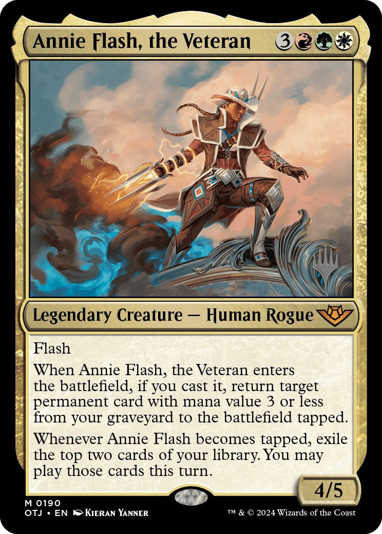 Annie Flash, the Veteran (Promo Pack) [Outlaws of Thunder Junction Promos] | Boutique FDB TCG