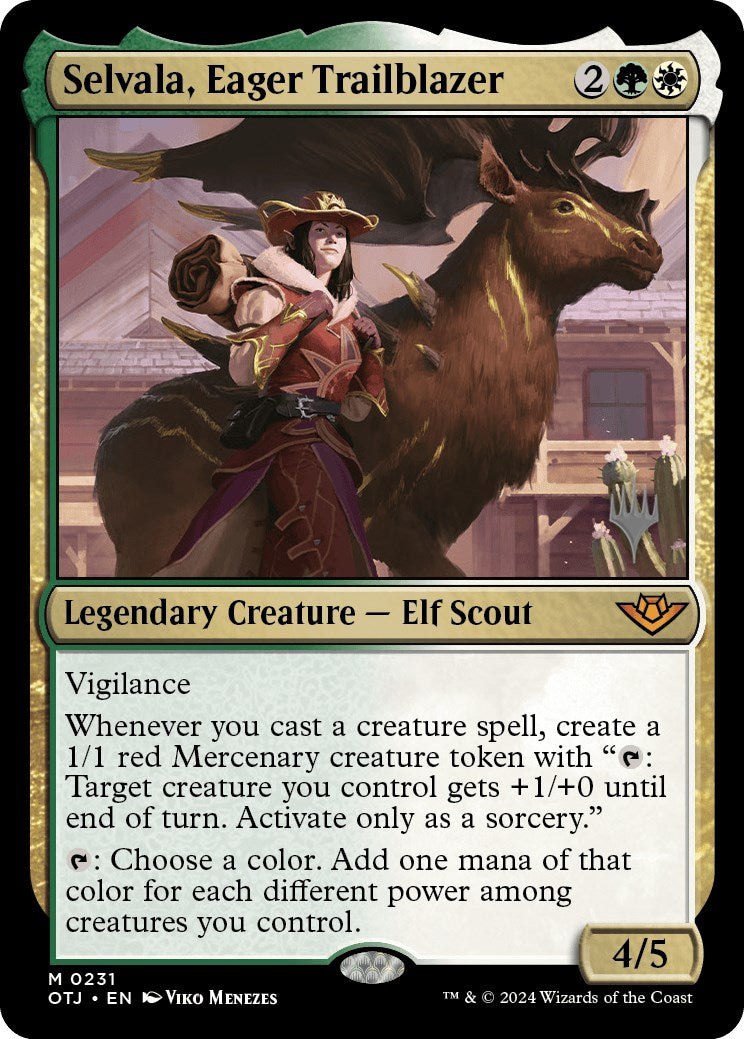 Selvala, Eager Trailblazer (Promo Pack) [Outlaws of Thunder Junction Promos] | Boutique FDB TCG