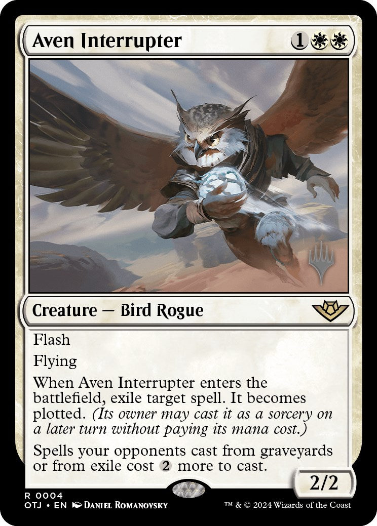Aven Interrupter (Promo Pack) [Outlaws of Thunder Junction Promos] | Boutique FDB TCG