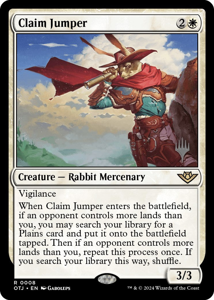 Claim Jumper (Promo Pack) [Outlaws of Thunder Junction Promos] | Boutique FDB TCG