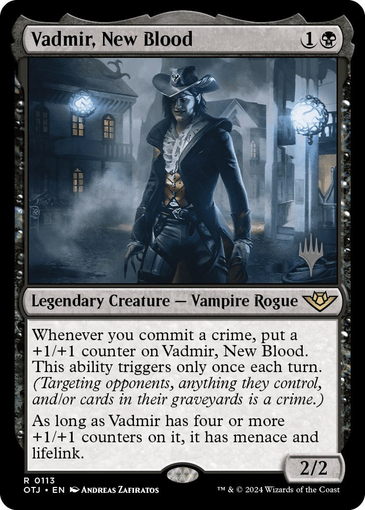 Vadmir, New Blood (Promo Pack) [Outlaws of Thunder Junction Promos] | Boutique FDB TCG