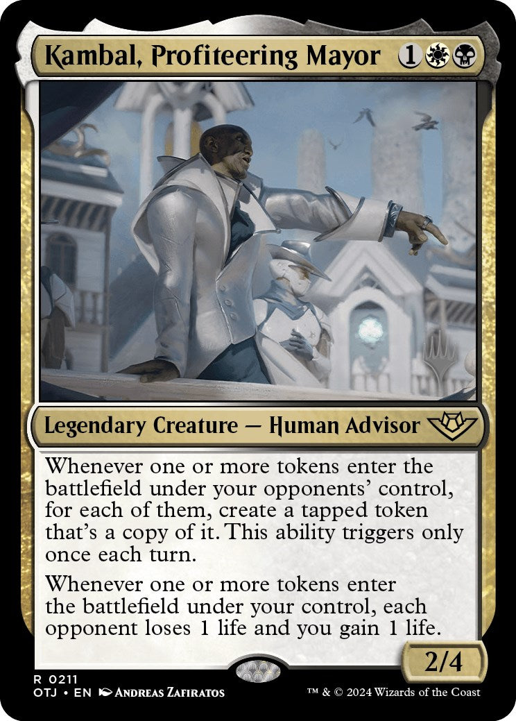 Kambal, Profiteering Mayor (Promo Pack) [Outlaws of Thunder Junction Promos] | Boutique FDB TCG