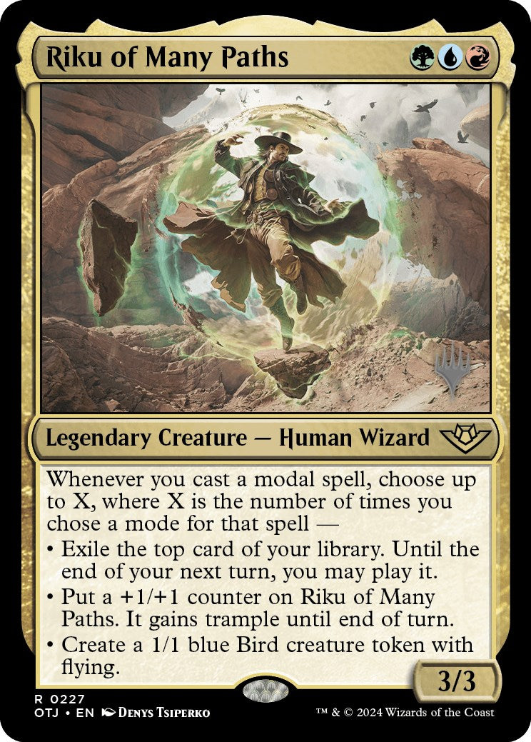 Riku of Many Paths (Promo Pack) [Outlaws of Thunder Junction Promos] | Boutique FDB TCG