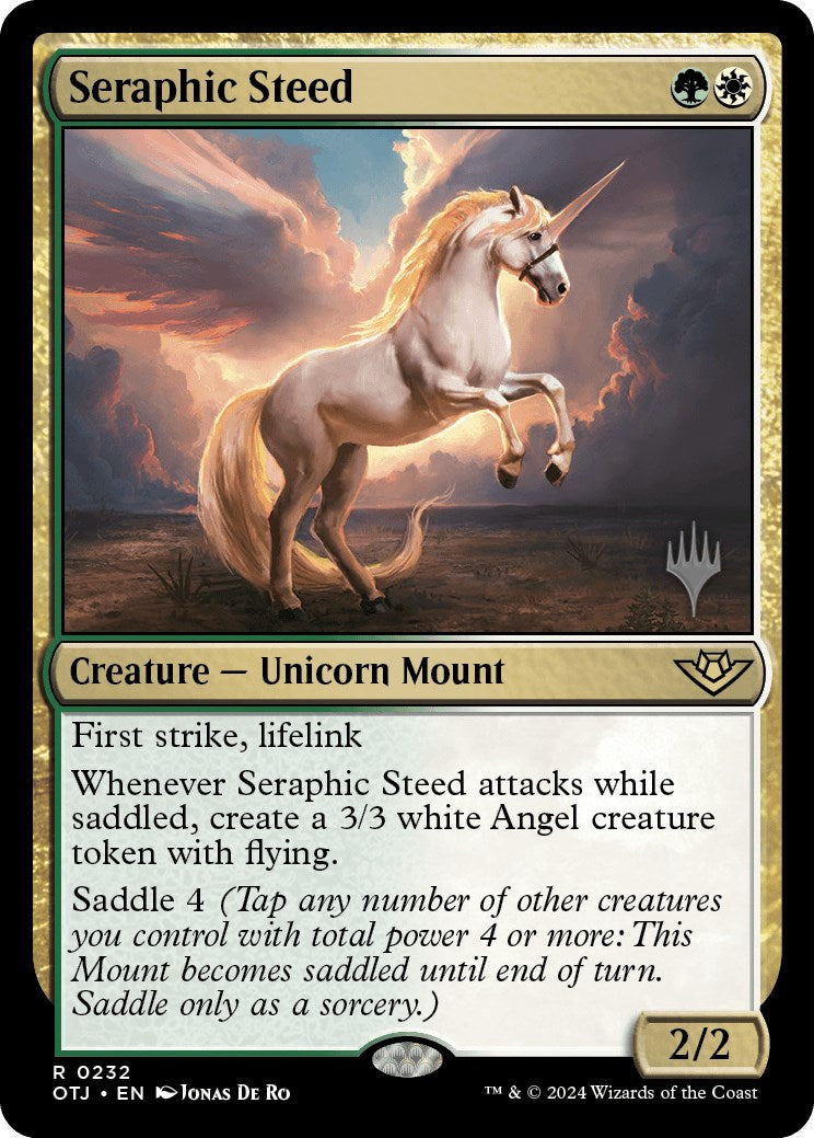 Seraphic Steed (Promo Pack) [Outlaws of Thunder Junction Promos] | Boutique FDB TCG