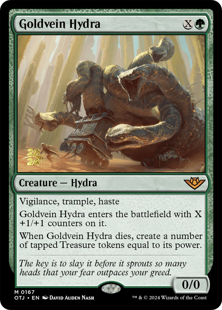 Goldvein Hydra [Outlaws of Thunder Junction Prerelease Promos] | Boutique FDB TCG