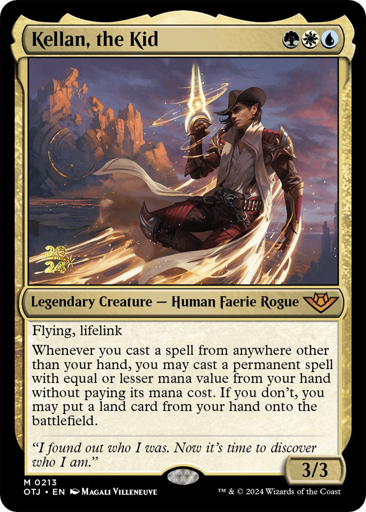 Kellan, the Kid [Outlaws of Thunder Junction Prerelease Promos] | Boutique FDB TCG