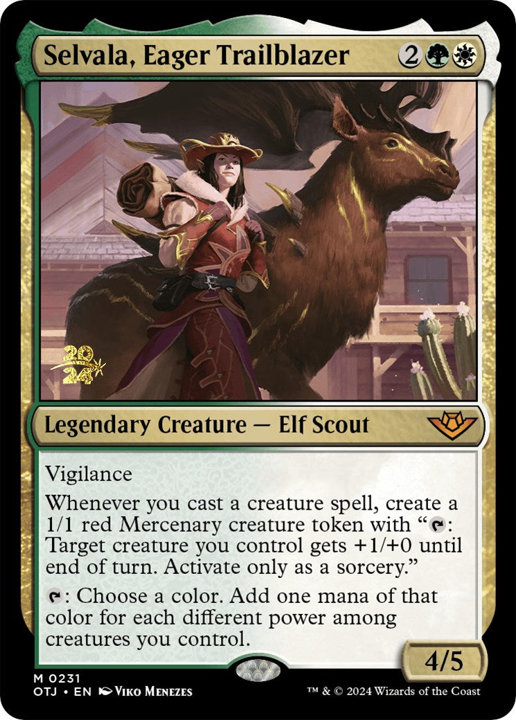 Selvala, Eager Trailblazer [Outlaws of Thunder Junction Prerelease Promos] | Boutique FDB TCG