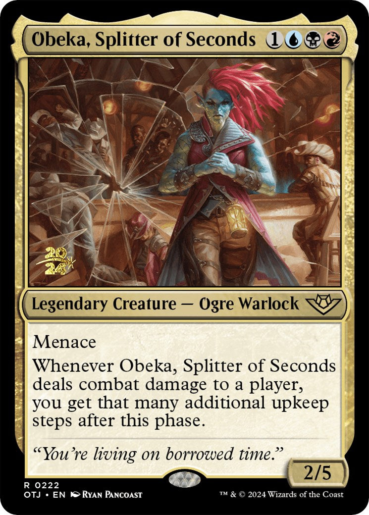 Obeka, Splitter of Seconds [Outlaws of Thunder Junction Prerelease Promos] | Boutique FDB TCG