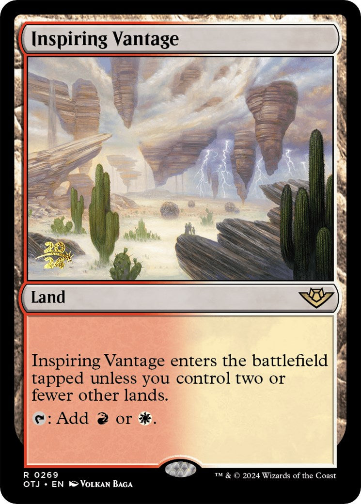 Inspiring Vantage (OTJ) [Outlaws of Thunder Junction Prerelease Promos] | Boutique FDB TCG