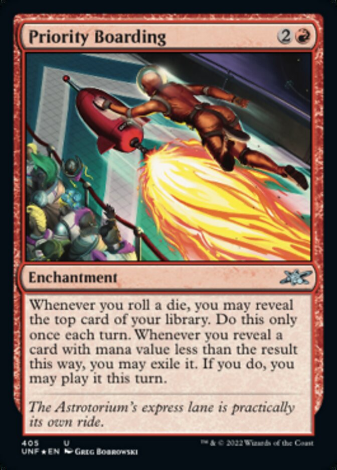Priority Boarding (Galaxy Foil) [Unfinity] | Boutique FDB TCG