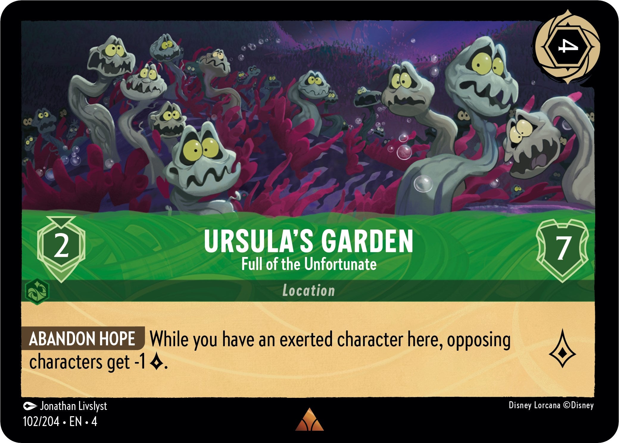 Ursula's Garden - Full of the Unfortunate (102/204) [Ursula's Return] | Boutique FDB TCG