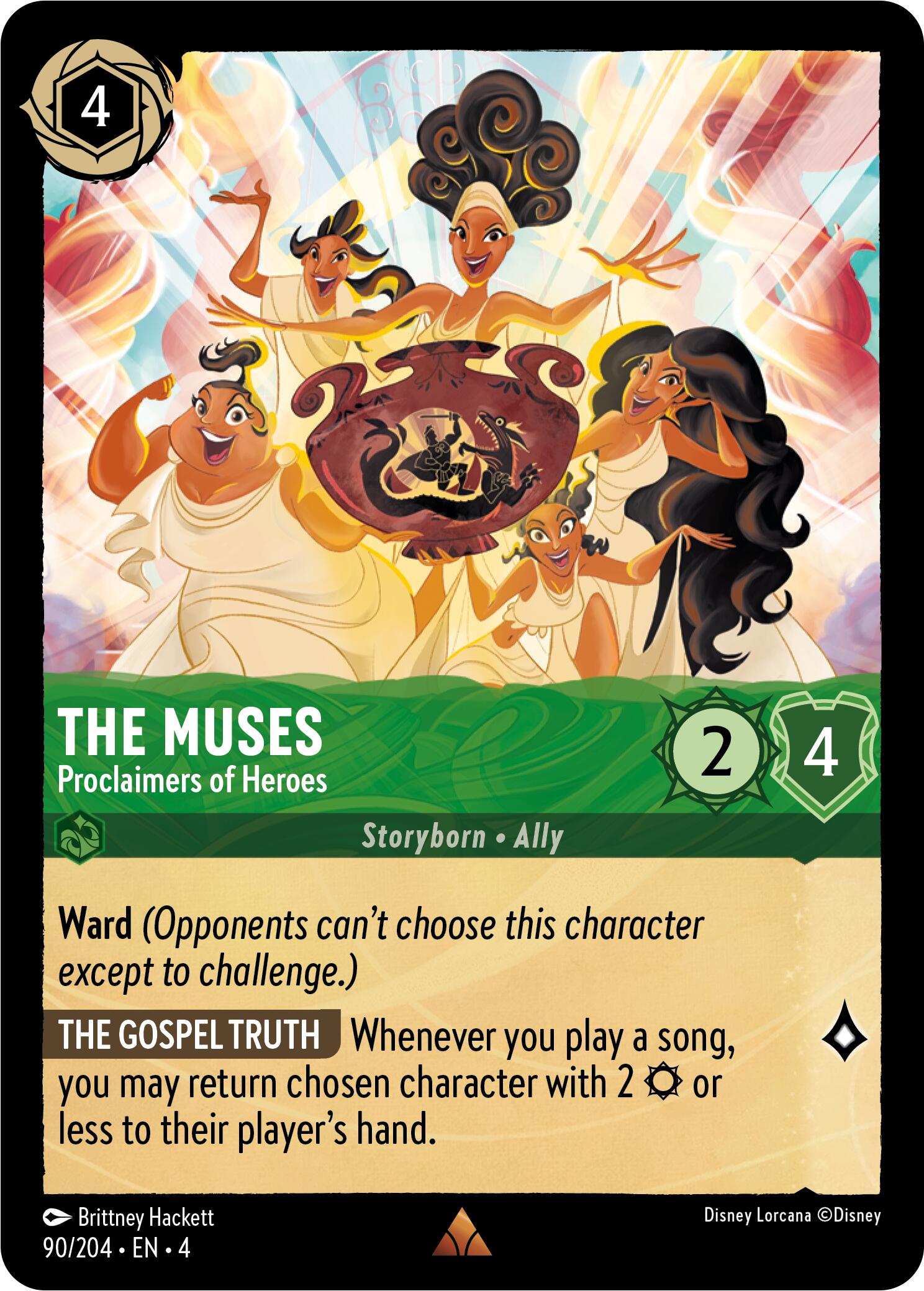 The Muses - Proclaimers of Heroes (90/204) [Ursula's Return] | Boutique FDB TCG