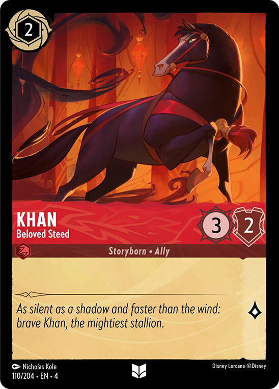 Khan - Beloved Steed (110/204) [Ursula's Return] | Boutique FDB TCG