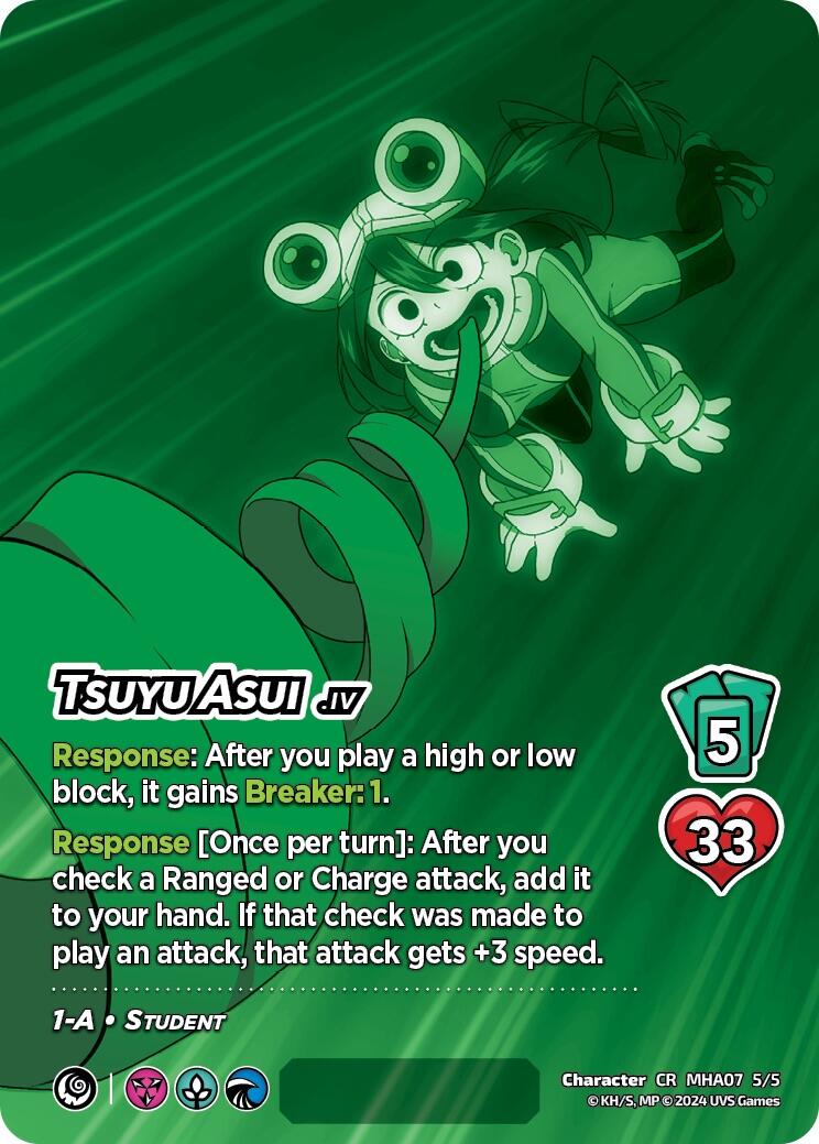 Tsuyu Asui (Serial Numbered) [Girl Power] | Boutique FDB TCG