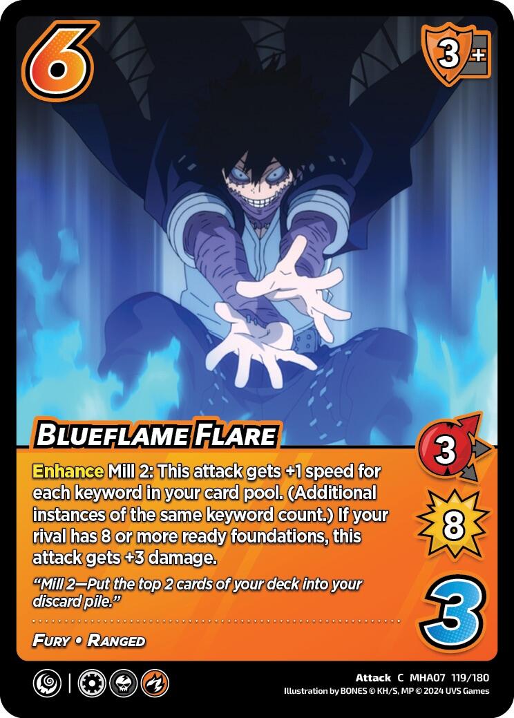 Blueflame Flare [Girl Power] | Boutique FDB TCG