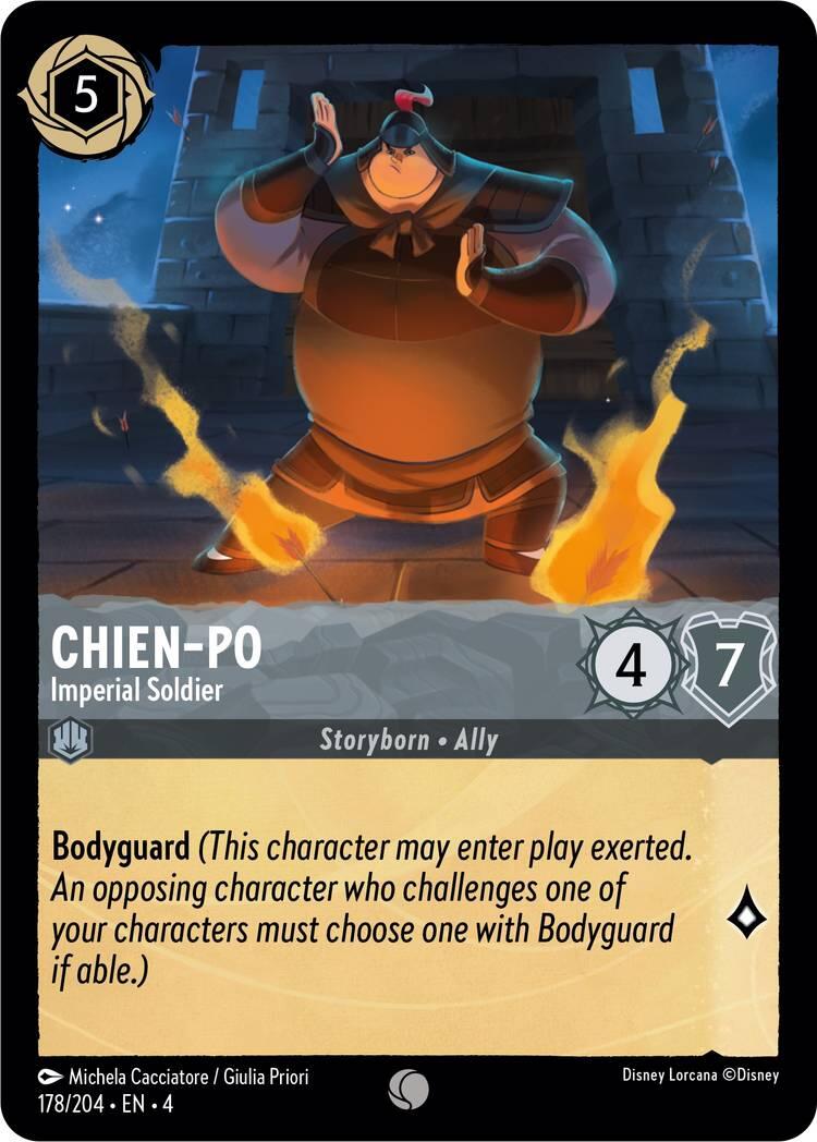 Chien-Po - Imperial Soldier (178/204) [Ursula's Return] | Boutique FDB TCG