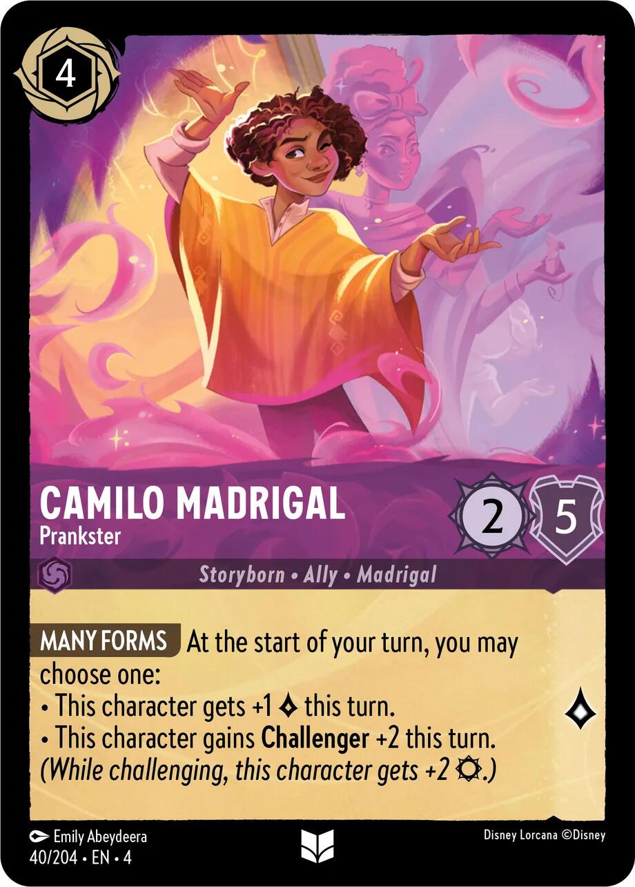 Camilo Madrigal - Prankster (40/204) [Ursula's Return] | Boutique FDB TCG