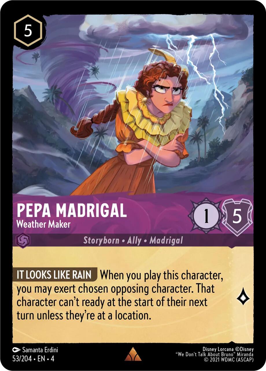 Pepa Madrigal - Weather Maker (53/204) [Ursula's Return] | Boutique FDB TCG