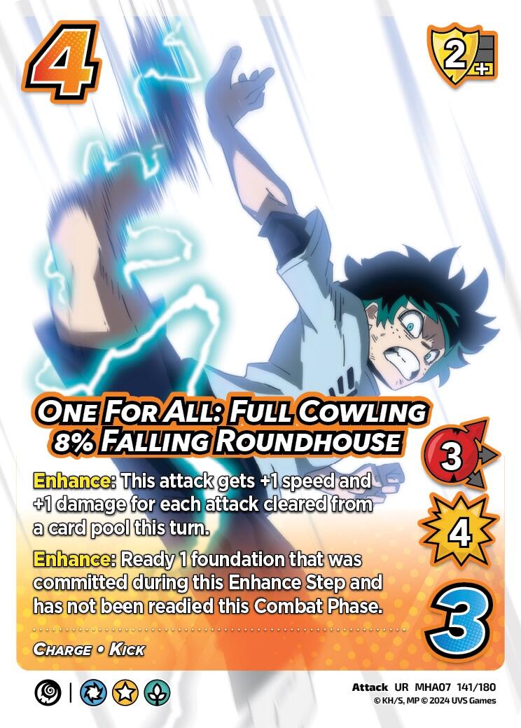 One For All: Full Cowling 8% Falling Roundhouse [Girl Power] | Boutique FDB TCG