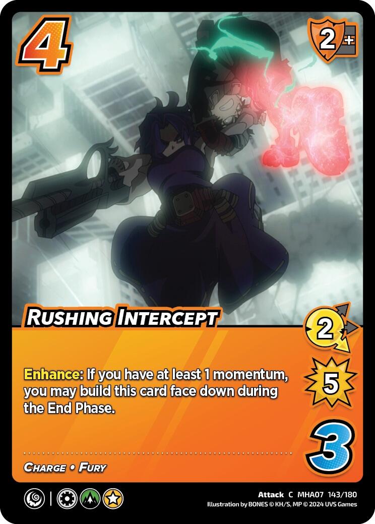 Rushing Intercept [Girl Power] | Boutique FDB TCG