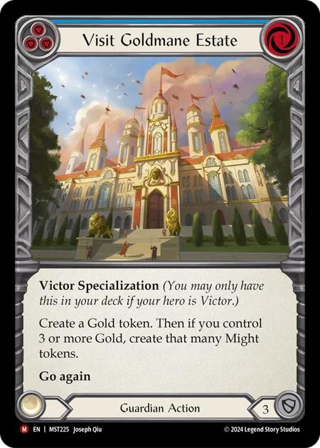 Visit Goldmane Estate [MST225] (Part the Mistveil)  Rainbow Foil | Boutique FDB TCG