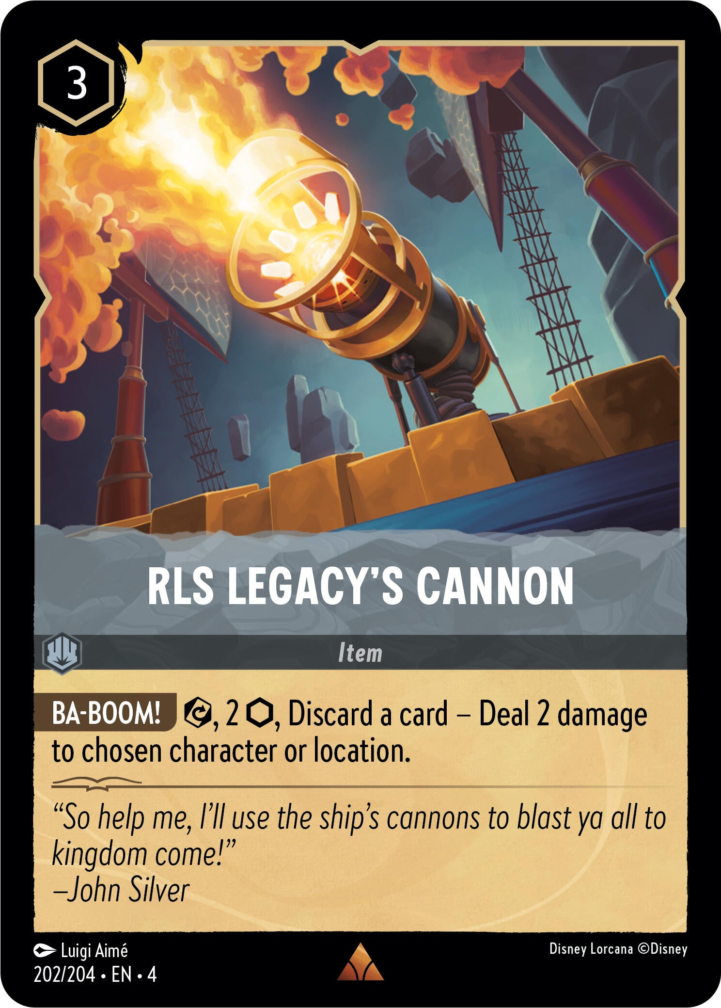 RLS Legacy's Cannon (202/204) [Ursula's Return] | Boutique FDB TCG